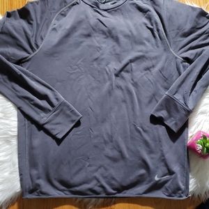 Nike Running Dri Fit Gray Long Sleeve Shirt